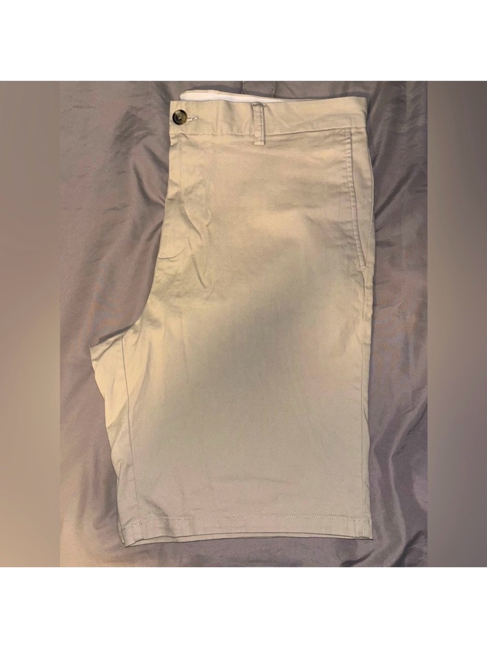Men’s Old Navy Ultimate Slim Beige Khaki Chino Shorts With Built-In Flex Size 38 - Picture 7 of 10